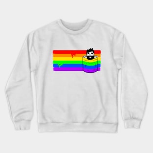 Pocket Gay Pride Crewneck Sweatshirt